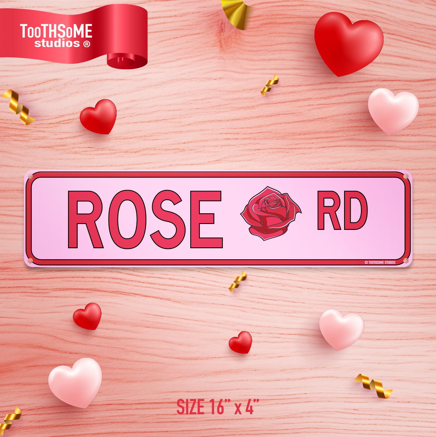 Amazon.com: Rose Road Street Sign 16